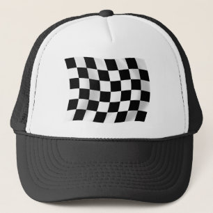 Geruite Vlag Hoed Trucker Pet