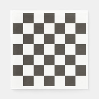 Geruite vlaggenpatroon servet