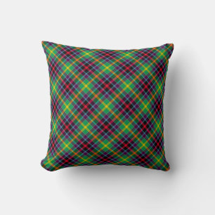 Geruite Worp Kussen Clephan Tartan Kussen