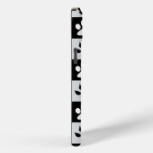 Geruite zwarte witte poten en klauwen Case-Mate iPhone case (Achterkant / Rechts)