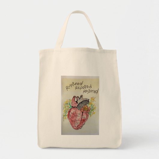Geruptureerd herstel tote bag (Voorkant)