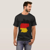 Gery Country With Ger Flag Distressed T-shirt (Voorkant volledig)