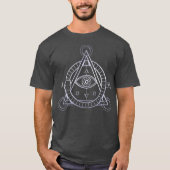 Gesacred Geometry Alchemy Ancient Symbolen T-shirt (Voorkant)