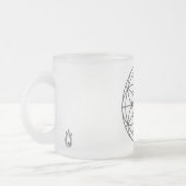 Gesacred Geometry Frosted Glass Mok (Links)