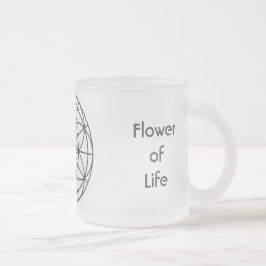 Gesacred Geometry Frosted Glass Mok