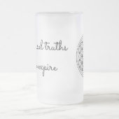 Gesacred Geometry Frosted Mok (Center)