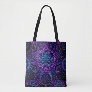 Gesacred Geometry naadloos patroon. Hindu-symbolen Draagtas