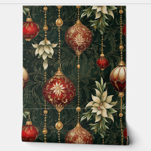 Geschaduwd Kerstballet Botanisch Behang