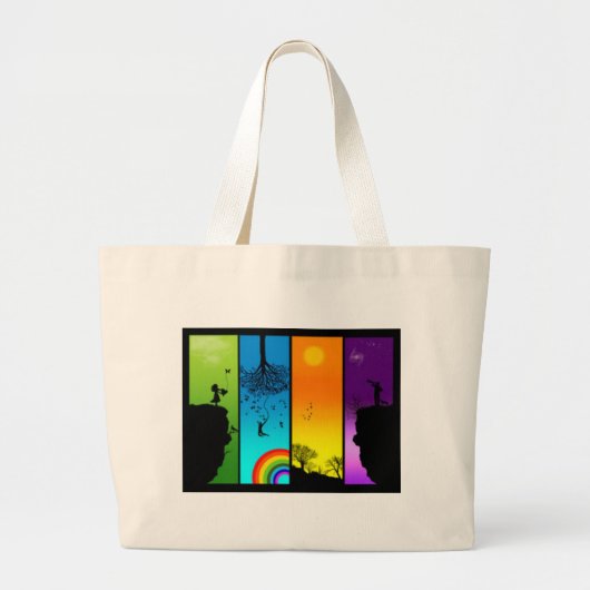 geschakeld grote tote bag (Voorkant)