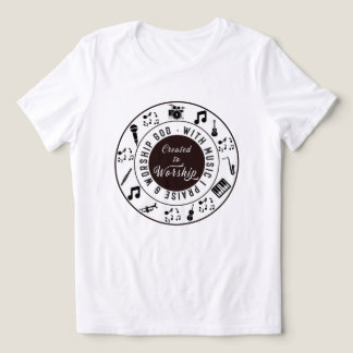 Geschapen om te aanbidden Tri-Blend shirt