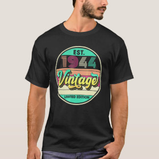 Geschat 1944 Antiek 1944 Beperkte Uitgave 78ste Ve T-shirt