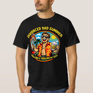 Gescheiden Vader Zomer, Grilleren & Spannend Sinds T-shirt