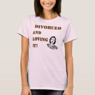 Gescheidt van het houden t-shirt