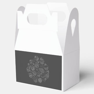 Geschenk Box mit schlichtem Cupcake Design Bedankdoosjes