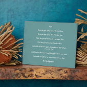 "GESCHENK" FOTOPLAAT (Zijkant)