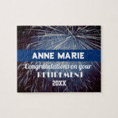 Geschenk met pensioen! Aangepaste pensioenpuzzel Legpuzzel (Horizontaal)