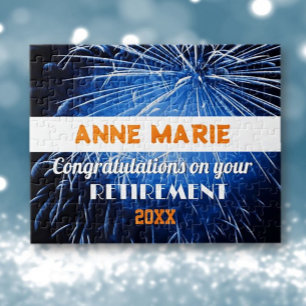 Geschenk met pensioen! Aangepaste pensioenpuzzel Legpuzzel