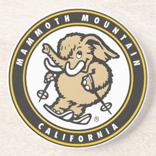 Geschenk van het skioord Mammoth Mountain uit het Zandsteen Onderzetter