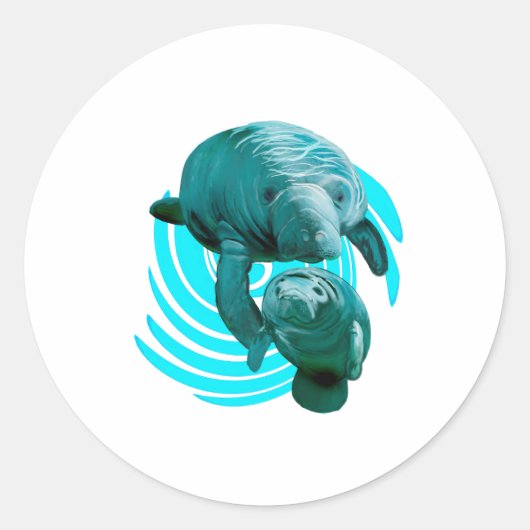 GESCHENK VAN LIEFDE RONDE STICKER (Voorkant)