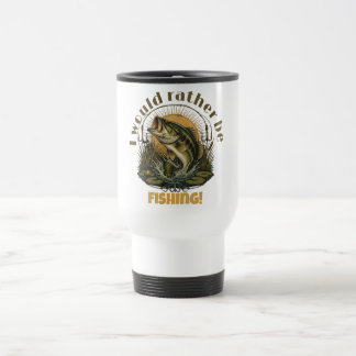 Geschenk voor basvisserij | Largemouth Bass vissen Reisbeker