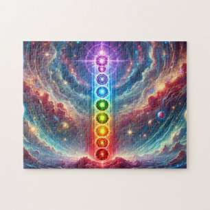 Geschenk voor Galaxy Chakra Spirituele Meditatie Legpuzzel