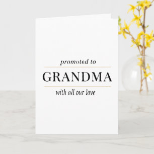 Geschenk voor gepromoveerde oma kaart