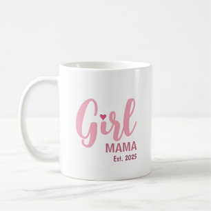 Geschenk voor Girl Mama Est. op maat Koffiemok