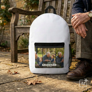 Geschenk voor Opa voor de eerste keer Opa Bedrukte Rugzak