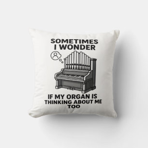 Geschenk voor pijporgelliefhebber - Grappige orgel Kussen