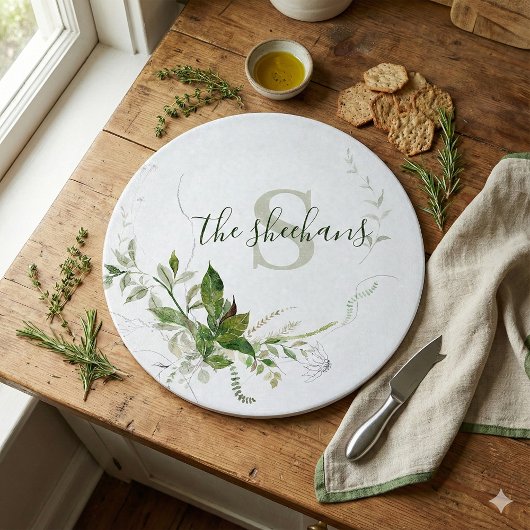 Geschenkboard met Monogram Snijplank