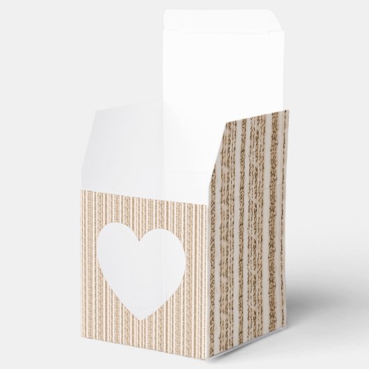 Geschenkdoosjes | Modern. Boerderij. Toile. Goud.  Bedankdoosjes (Geopend)
