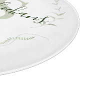 Geschenke Bord Met Monogram Snijplank (Hoek)