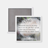 Geschenken, Gedicht Magneet (Voorkant / Achterkant)