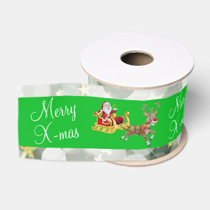 Geschenken Hand overring door Santa Grosgrain Lint