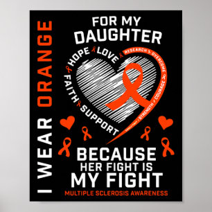 Geschenken Kleding Vecht Dochter Multiple Sclerose Poster