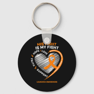 Geschenken Strijder Leukemie Bewustzijn Husnd Mann Sleutelhanger