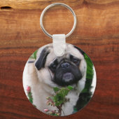 Geschenken voor Pug liefhebbers Sleutelhanger (Voorkant)