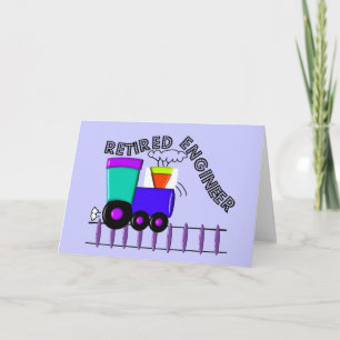 Geschenken voor treinmachinist in ruste kaart