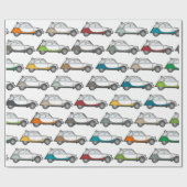 Geschenkpapier 2CV für Fans der legendäre Ente Cadeaupapier (Vlak)