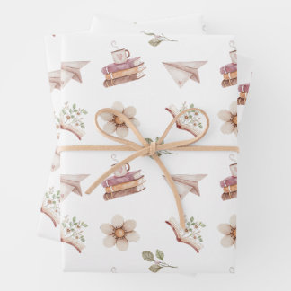 Geschenkpapier für jeden Buchliebhaber Inpakpapier Vel