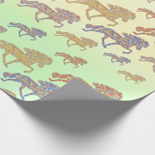 Geschenkpapier - Islandpferde im TÖLT Cadeaupapier (Hoek)