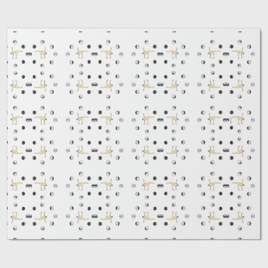 Geschenkpapier mit Yoga-Design Cadeaupapier (Vlak)