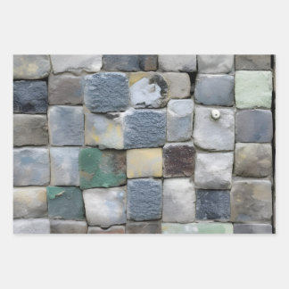 Geschenkpapier - Pflastersteine Inpakpapier Vel