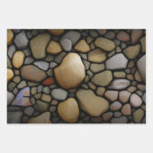 Geschenkpapier - Steine Inpakpapier Vel (Voorkant 3)