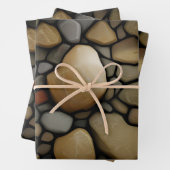 Geschenkpapier - Steine Inpakpapier Vel (In situ)
