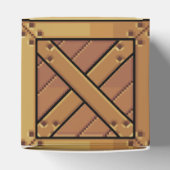 Geschenkschachtel "Holzkiste" Pixel-Art Bedankdoosjes (Bovenkant)