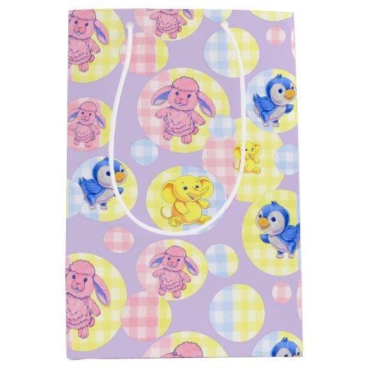 Geschenktas Speelgoed Animal Bubble Medium Cadeauzakje (Voorkant)