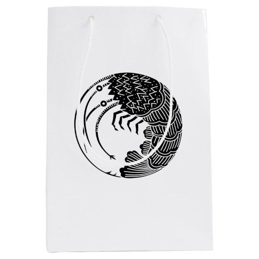 Geschenktassen met kring van langoesten medium cadeauzakje (Voorkant)