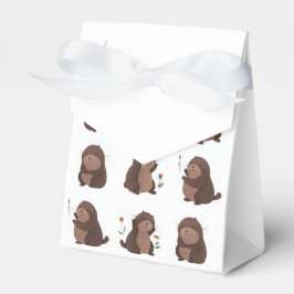 Geschenktüte "Otto der braune Maulwurf" Bedankdoosjes