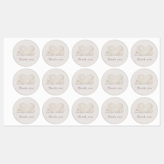 geschetst brood labels (Vel)